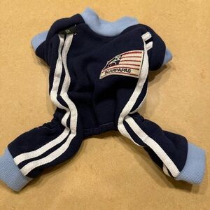 Fitwarm Dog Clothes Sweatsuit Outfit Navy Blue Size X Small